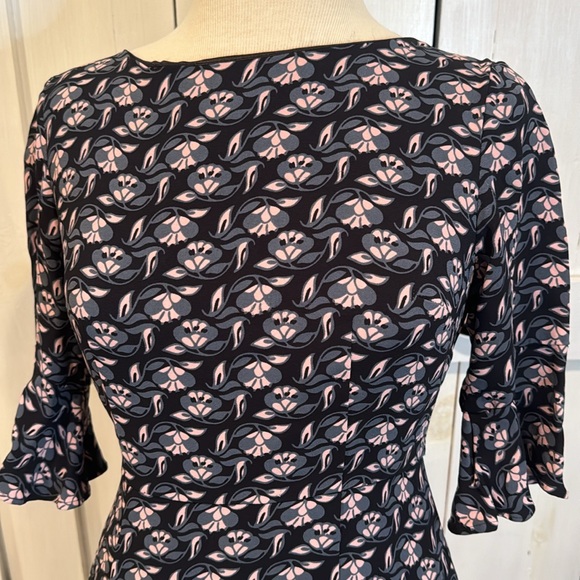 Boden Floral Ruffled Dress - Picture 2 of 5